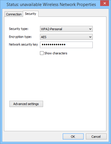 Forgot WiFi Password - Open Security Tab