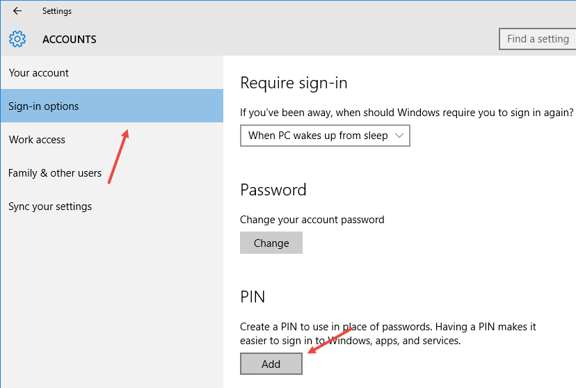 windows-10-pin-security-click-add