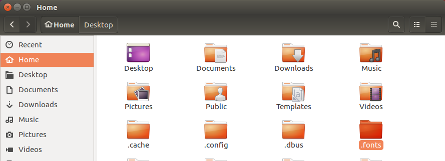 install-microsoft-fonts-ubuntu-create-fonts-folder