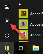 enable dark mode in windows 10 click settings