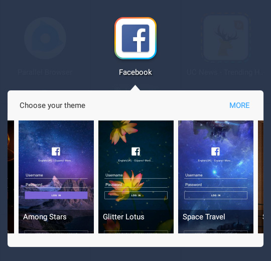 multiple facebook accounts on android facebook themes