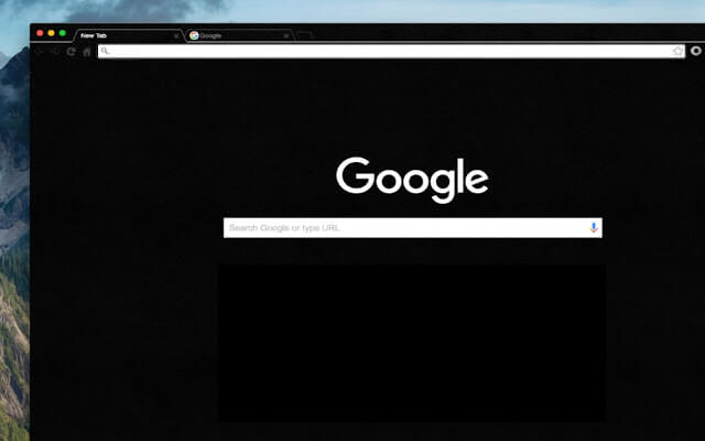 Dark themes for Google Chrome - Dark Void