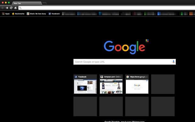 Dark themes for Google Chrome - Morpheon Dark