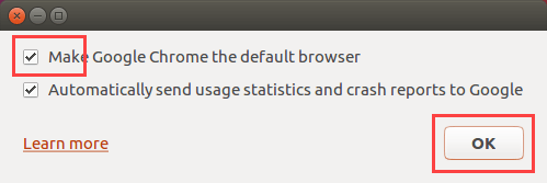 Google Chrome Ubuntu - make Google Chrome the default browser