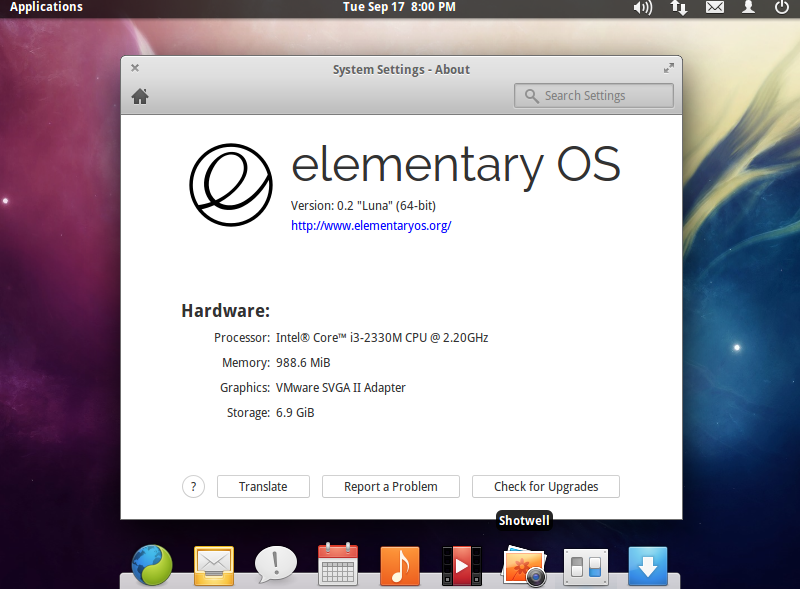 Установить elementary os на vmware