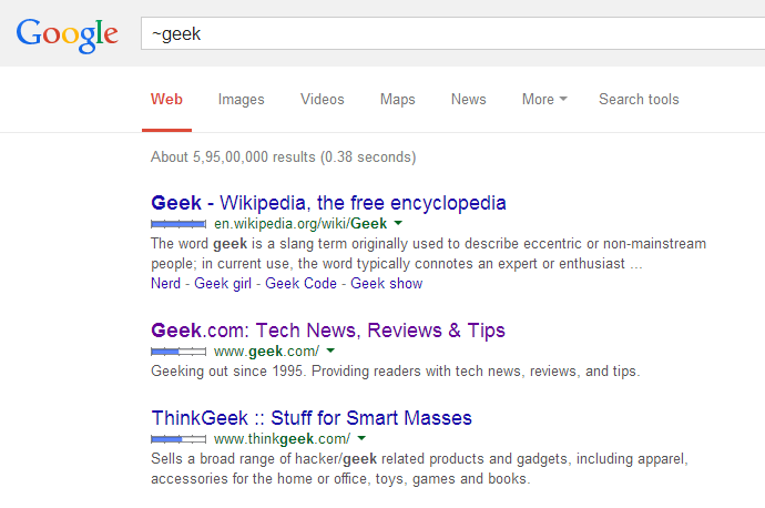 search-google-like-pro-exclude-word