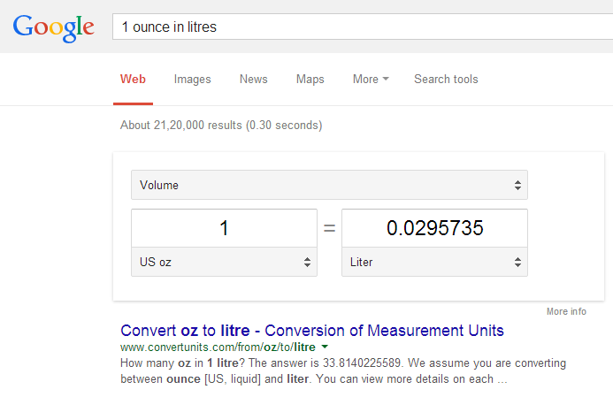 search-google-like-pro-unit-converter