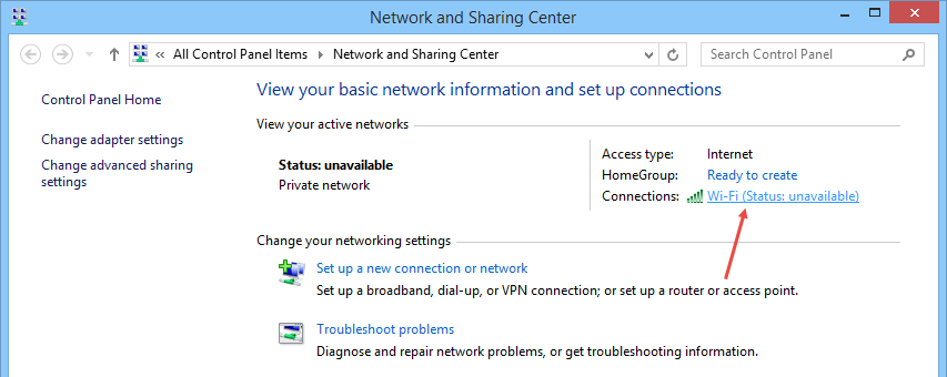 Forgot WiFi Password - Select Wireless Network