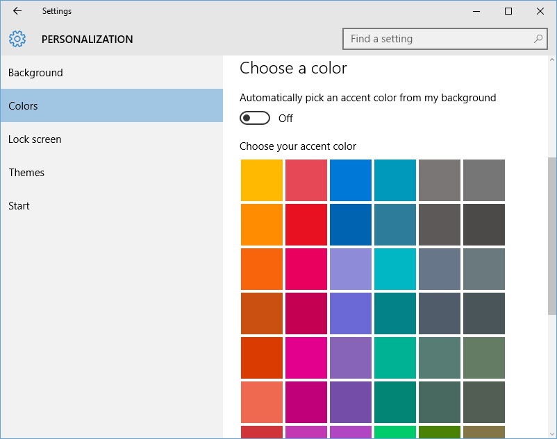 customize-win10-start-menu-choose-color