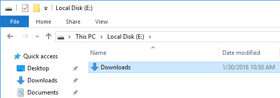 change-folder-location-win10-location-changed