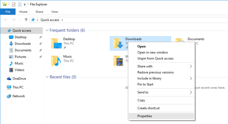 How to Change Folder Location in Windows 10 - Stugon