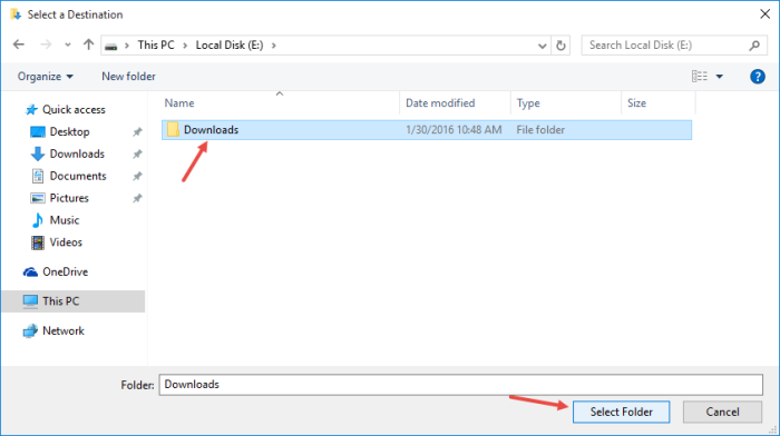 How to Change Folder Location in Windows 10 - Stugon