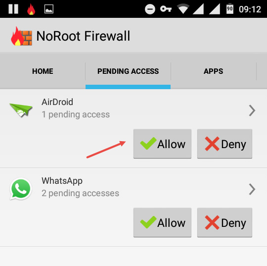 no root firewall