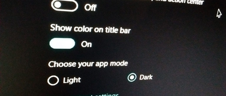 How to Enable Dark Mode in Windows 10