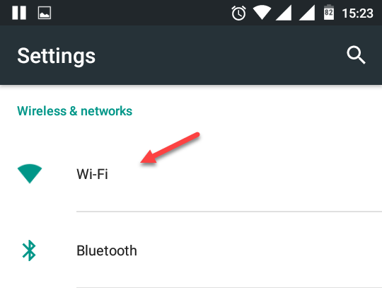 stop android from broadcasting location history select wifi option - Stugon