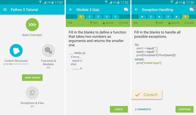 Best Android Apps to Learn Programming - Learn Python