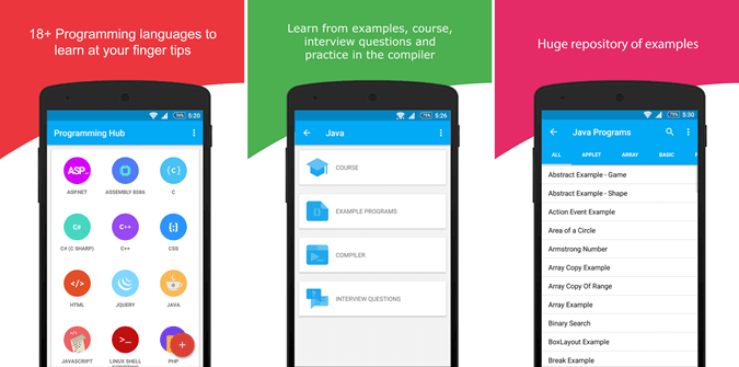 Best Android Apps to Learn Programming - Programming Hub