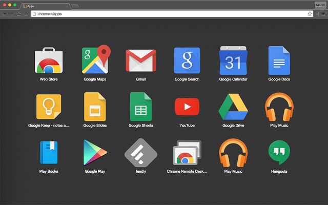 Dark themes for Google Chrome - Dark Theme v3