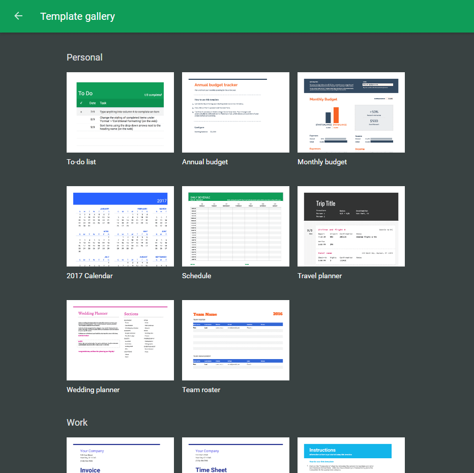 Google Spreadsheets Tips - Google Sheets Templates