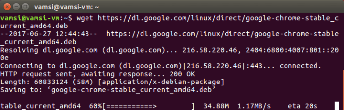 Install Google Chrome in Ubuntu - download Google Chrome latest build